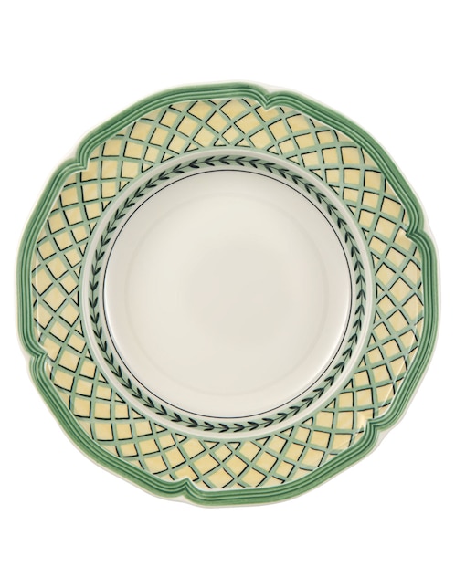 Plato French Garden de porcelana 1