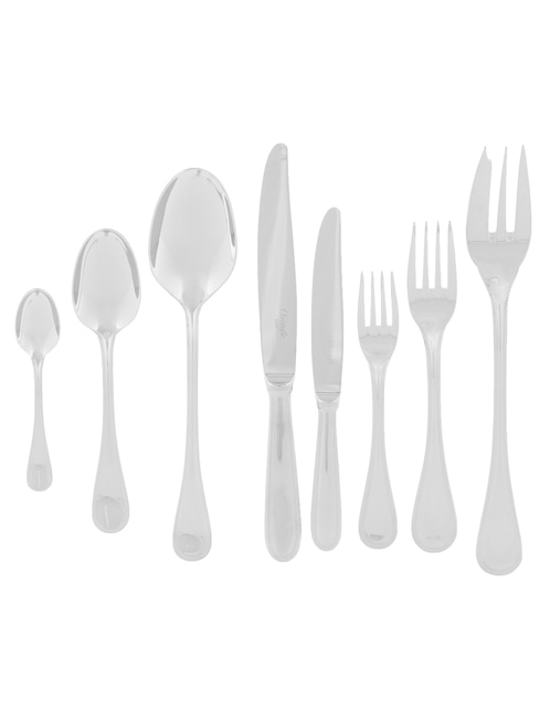 Set cubiertos de acero 75 piezas