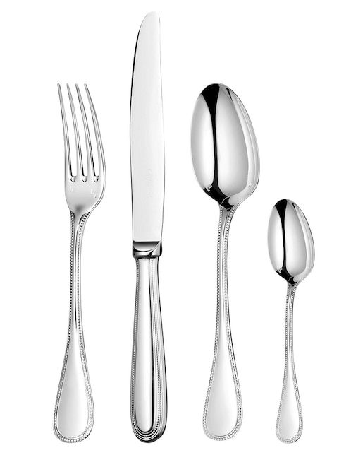 Set cubiertos Perles de acero inoxidable 48 piezas 1