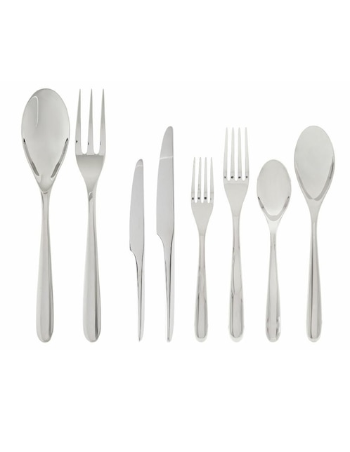 Set cubiertos de acero 75 piezas 1