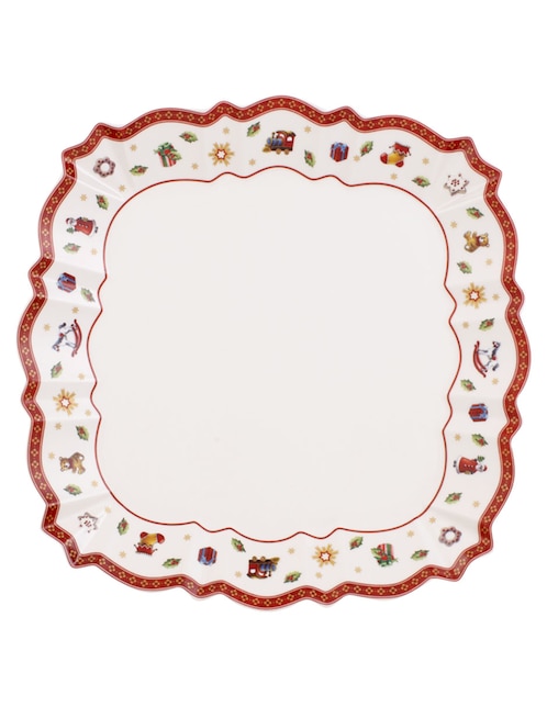 Platón navideño Toy's Delight de porcelana 1