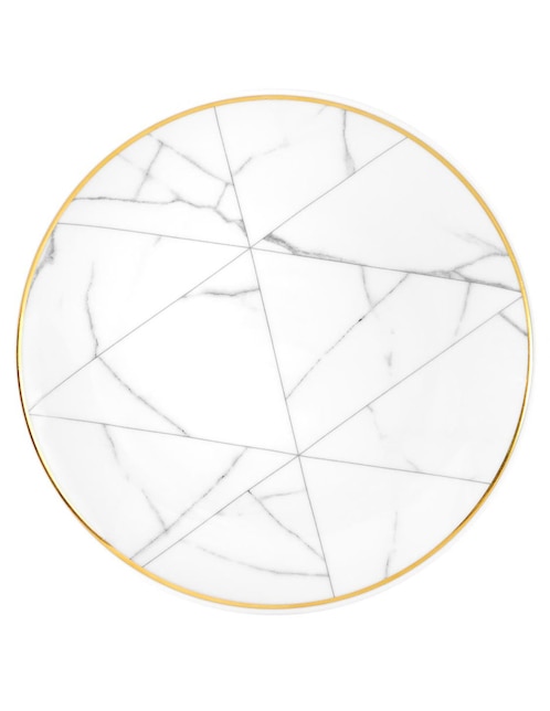 Plato Carrara de porcelana 1