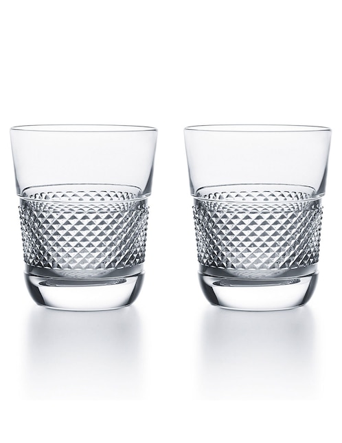 Set de vasos para whisky Diamant de cristal con 2 vasos