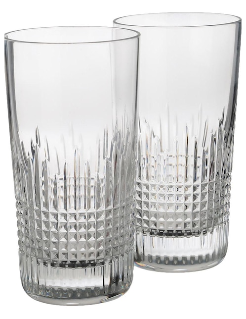 Set vasos de cristal con 2 piezas 1