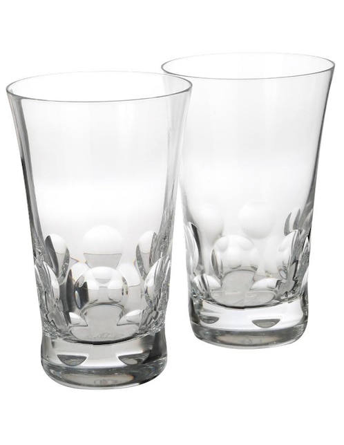 Set vasos de cristal con 2 piezas 1