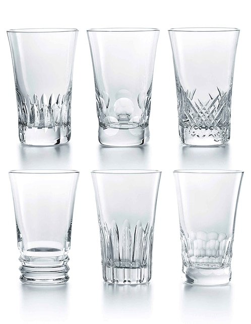 Set vasos de cristal con 6 piezas 1