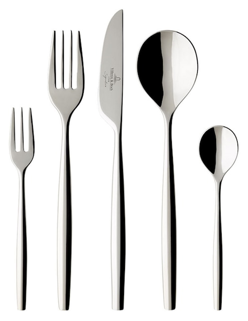 Set cubiertos Metro Chic de acero inoxidable 30 piezas 1