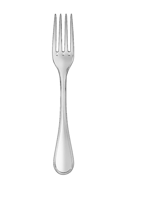 Tenedor acero Clásico gris acero 1