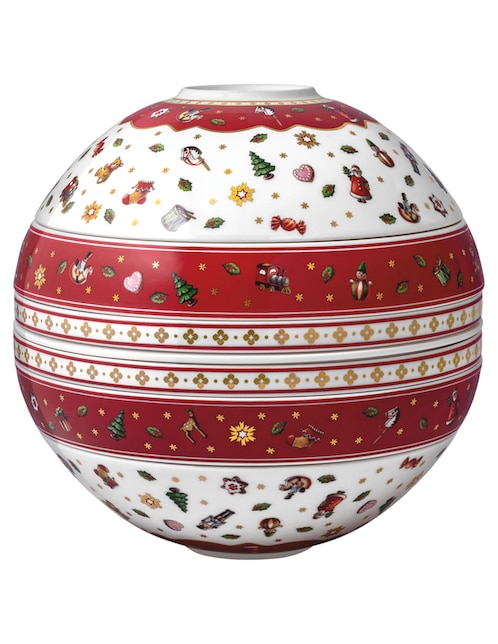 Platón navideño Villeroy & Boch de porcelana