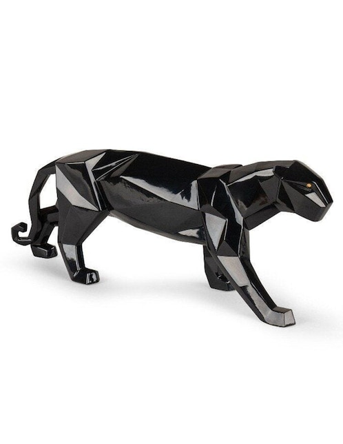 Escultura Panther Glazed Black