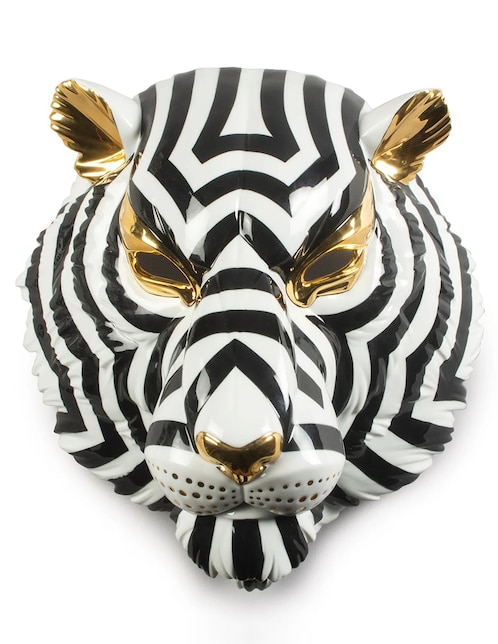 Escultura Lladró Máscara Tigre