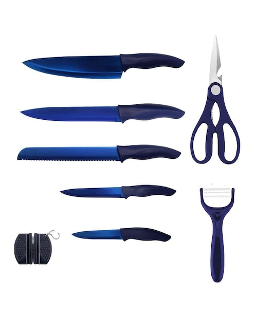Set de cuchillos multiusos  6 piezas 1