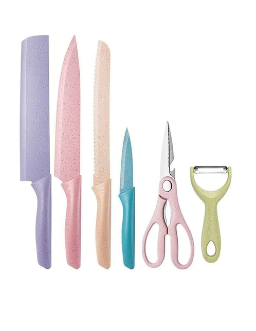 Set de cuchillos multiusos  6 piezas 1