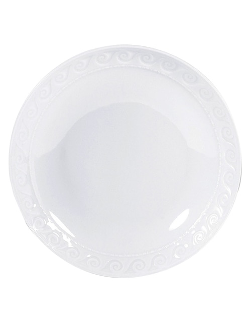 Plato ensalada Louvre de porcelana 1