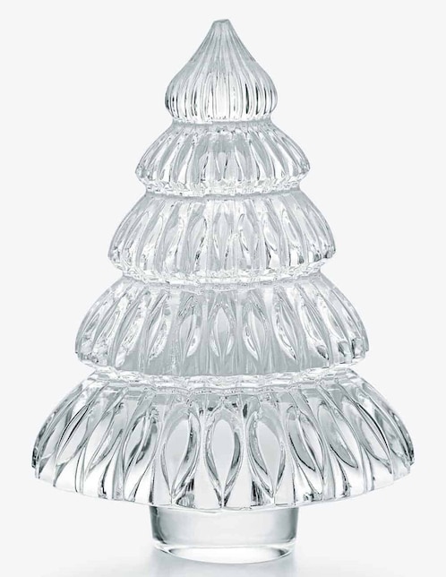 Figura decorativa de árbol navidad Baccarat de cristal