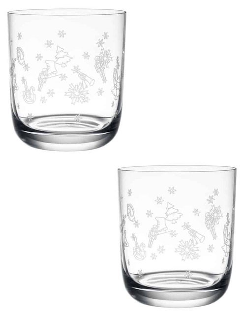 Set vaso Doble Pack Toy'S Delight de vidrio con 2 piezas 1