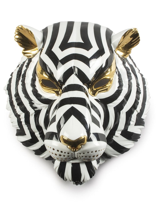 Escultura Lladró Máscara Tigre