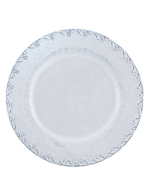 Plato trinche Flora de loza 1