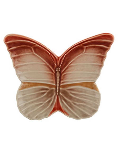 Plato postre Cloudy Butterflies de loza 1