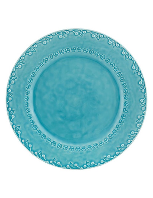Plato trinche Flora de loza 1