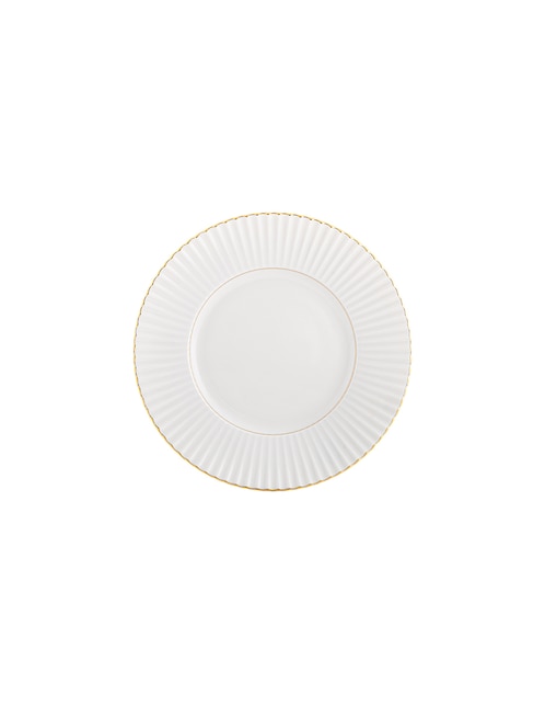 Plato postre de porcelana 1