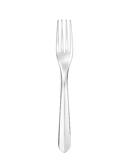 Tenedor para uso principal Infini de metal plateado 1