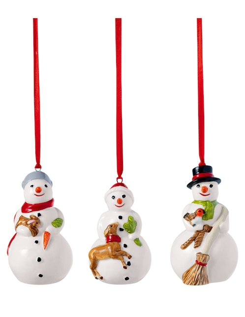 Ornamento navidad muñeco nieve Villeroy & Boch Nostalgy Ornaments