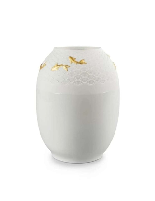 Jarrón Lladró Koi de porcelana