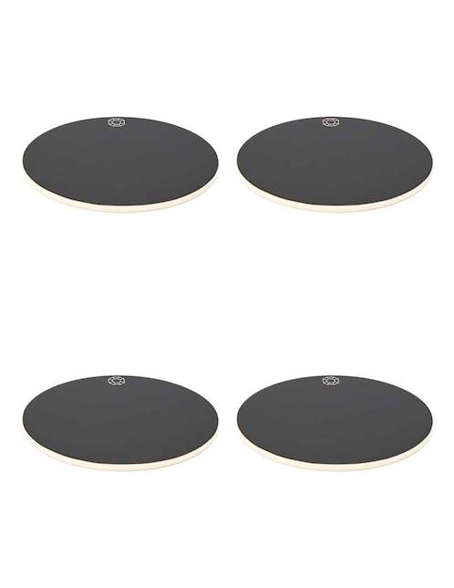 Set de portavasos Baccarat Octogone 4 piezas