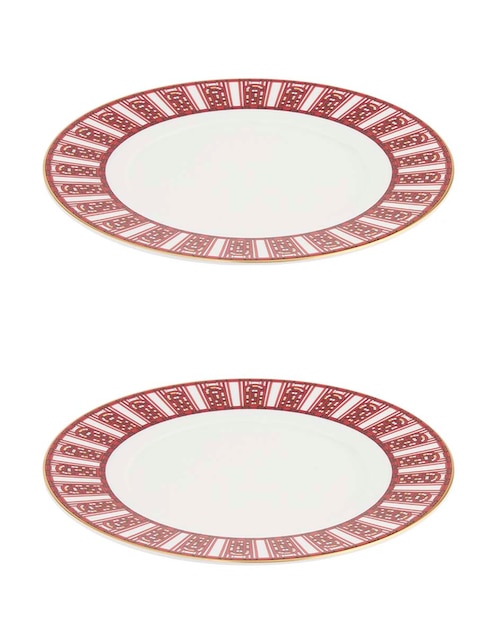 Set platos ensalada Arcadia de porcelana 2 piezas 1