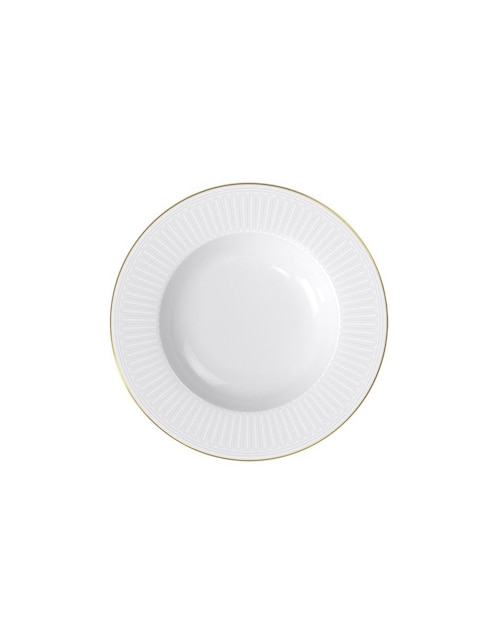 Plato hondo Chateau Septfontaines de porcelana 1