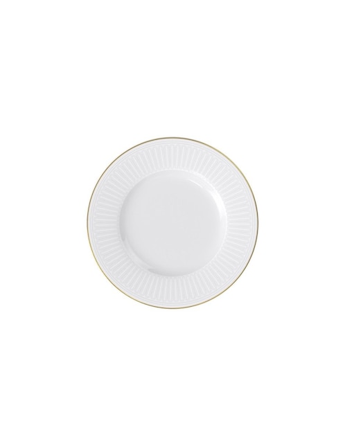 Plato postre Chateau Septfonataines de porcelana 1