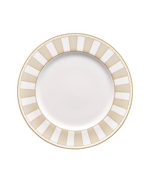 Plato Carnivale Champagne de porcelana 1