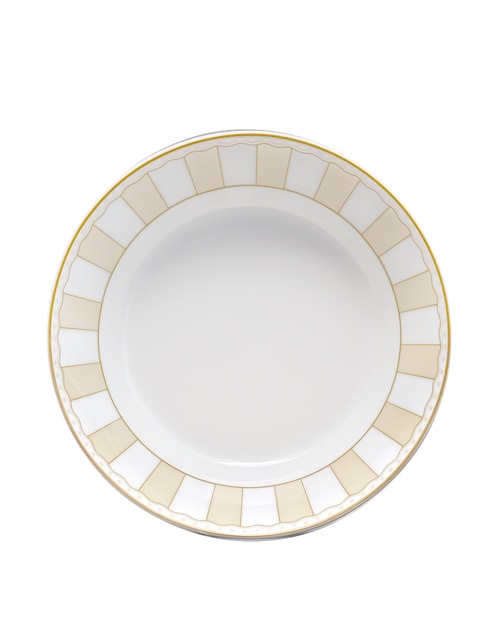Plato sopa Carnivale Champagne de porcelana 1