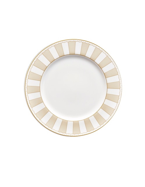 Plato pan Carnivale Champagne de porcelana 1