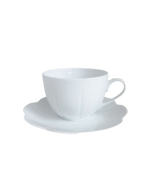 Taza terno latte Royal Limoges Nymphea 2 piezas