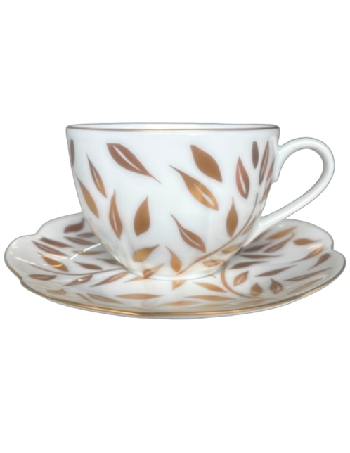 Taza terno Royal Limoges Olivier Gold 2 piezas
