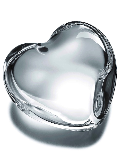 Figura decorativa de corazón de cristal 1