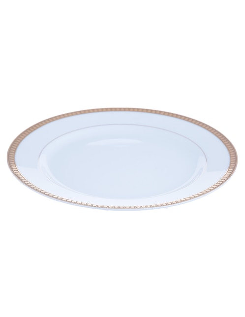 Plato postre de porcelana 1