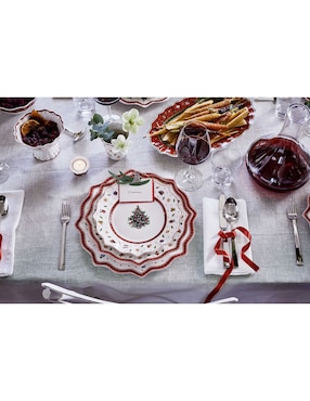 Plato postre Villeroy & Boch de porcelana