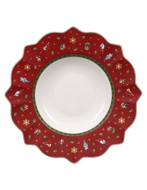 Plato Hondo Navideño Villeroy & Boch Toy's Delight De Porcelana