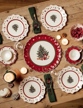 Platón navideño Villeroy & Boch Toy's Delight de porcelana