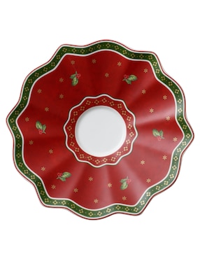Plato para taza navideño Villeroy & Boch Toy's Delight de porcelana