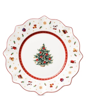 Plato Navideño Villeroy & Boch Toy's Delight De Porcelana