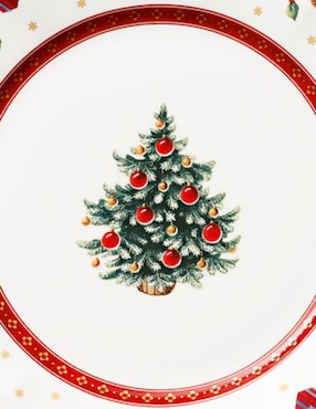 Plato navideño Villeroy & Boch Toy's Delight de porcelana