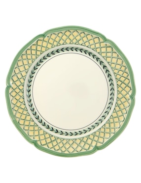Plato pastel Villeroy & Boch French Garden de porcelana