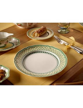 Plato pastel Villeroy & Boch French Garden de porcelana