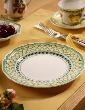 Plato Villeroy & Boch French Garden de porcelana