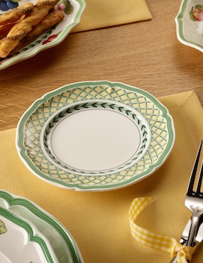 Plato pan Villeroy & Boch French Garden de porcelana