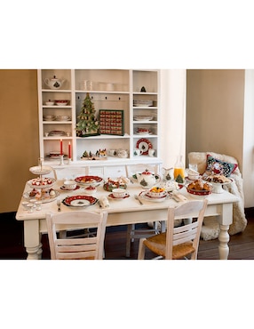 Plato terno navideño Villeroy & Boch Toy's Delight de porcelana